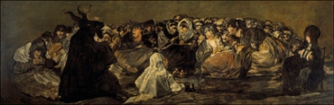 een van de 14 Zwarte Schilderijen van Goya
