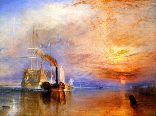 The fighting Temeraire tugged to its last berth