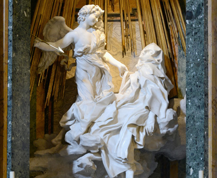 Santa Theresa d'Avila, beeld van Bernini