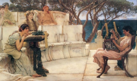 Sappho en Alcaeus, 1881